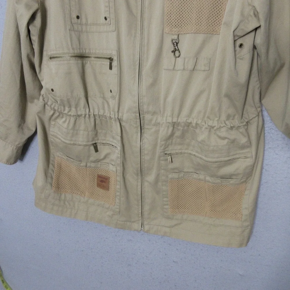 Vintage Ralph Lauren Jacket Mens 2X Khaki Safari Outfitters Field Utility READ